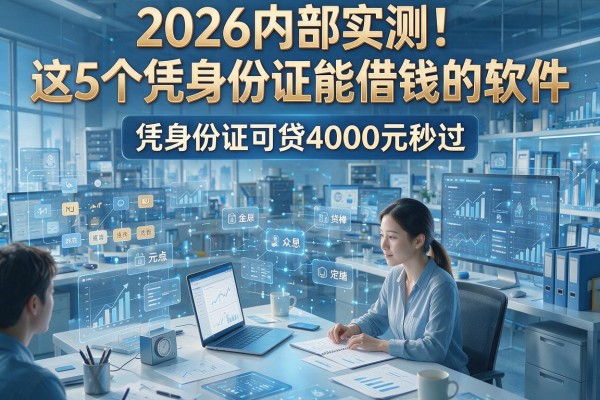 2026内部实测！这5个凭身份证能借钱的软件，凭身份证可贷4000元秒过