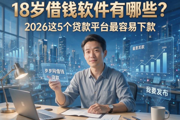 18岁借钱软件有哪些？2026这5个贷款平台最容易下款！