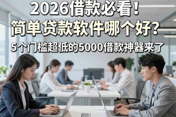 2026借款必看!简单贷款软件哪个好?5个门槛超低的5000借款神器来了