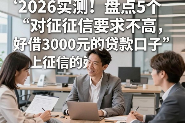 2026实测!盘点5个对征信要求不高、好借3000元的好下的不上征信的贷款口子