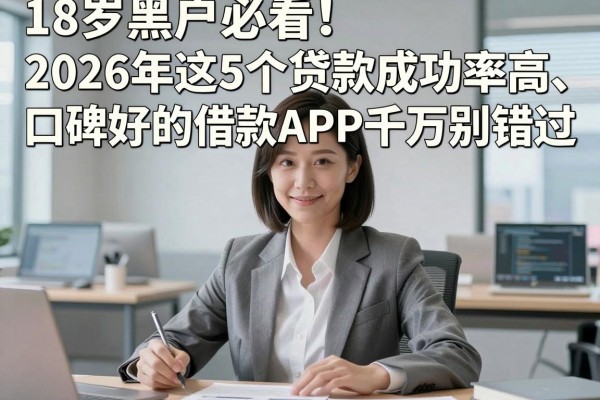 18岁黑户必看！2026年这5个贷款成功率高、口碑好的借款APP千万别错过