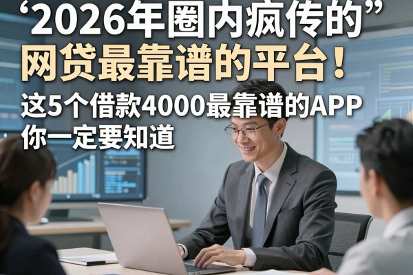 2026年圈内疯传的网贷最靠谱的平台！这5个借款4000最靠谱的APP你一定要知道