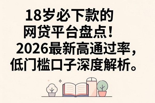 18岁必下款的网贷平台盘点!2026最新高通过率低门槛口子深度解析