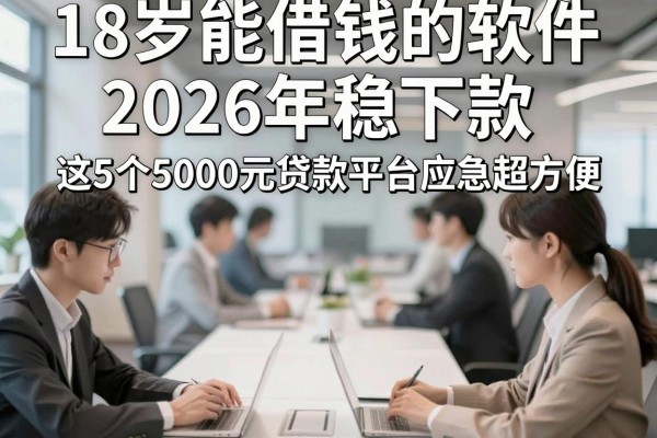 18岁能借钱的软件2026年稳下款,这5个5000元贷款平台应急超方便