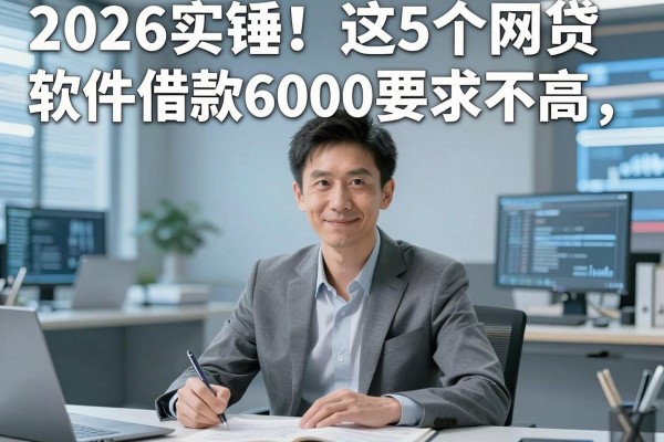 2026实锤！这5个网贷软件借款6000要求不高，什么借贷平台比较容易借钱一看便知