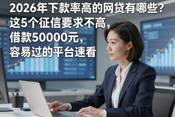 2026年下款率高的网贷有哪些?这5个征信要求不高、借款50000元容易过的平台速看