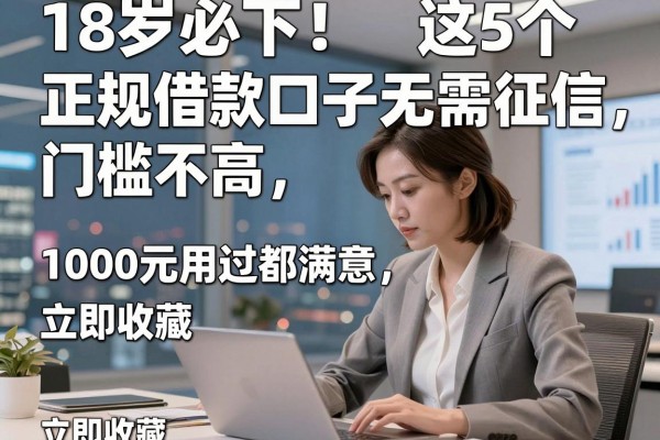 18岁必下!这5个正规借款口子无需征信、门槛不高,1000元用过都满意,立即收藏