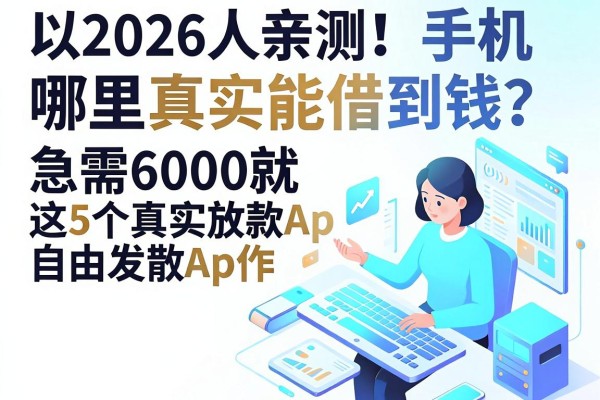 2026万人亲测！手机哪里真实能借到钱？急需6000就看这5个真实放款App