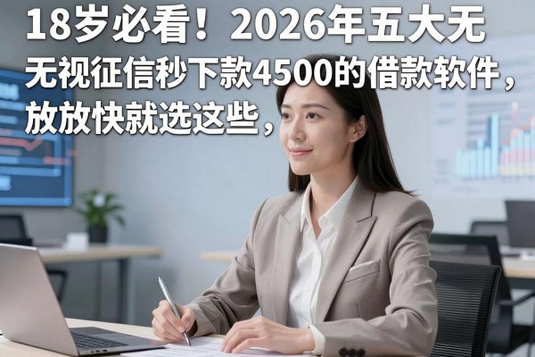 18岁必看!2026年五大无视征信秒下款4500的借款软件,放款快就选这些