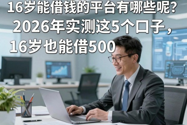 16岁能借钱的平台有哪些呢?2026年实测这5个口子,16岁也能借500!