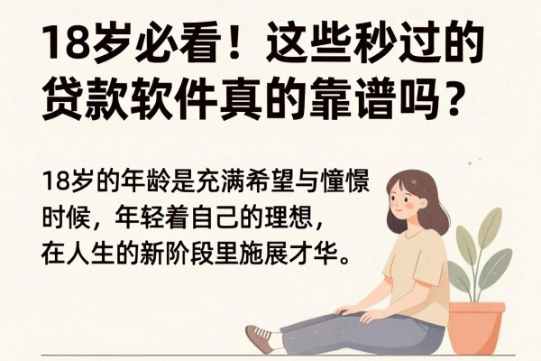18岁必看!这些秒过的贷款软件真的靠谱吗?