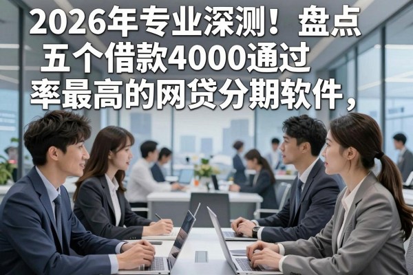 2026年专业深测!盘点五个借款4000通过率最高的网贷分期软件