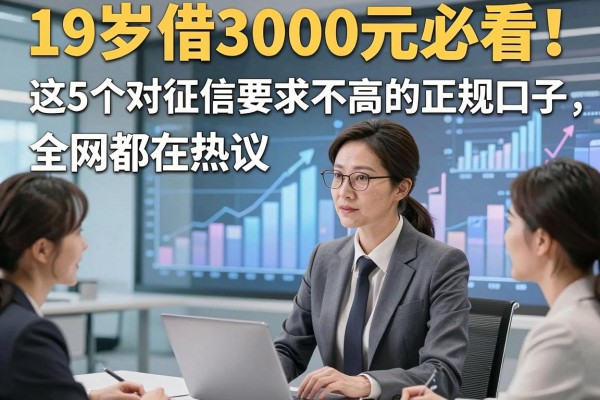 19岁借3000元必看！这5个对征信要求不高的正规口子，全网都在热议