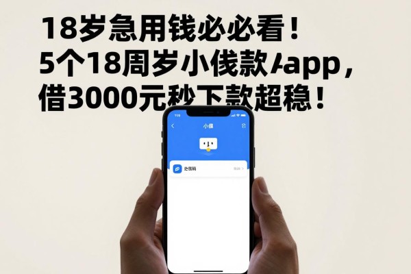 18岁急用钱必看！5个18周岁小额贷款app，借3000元秒下款超稳！