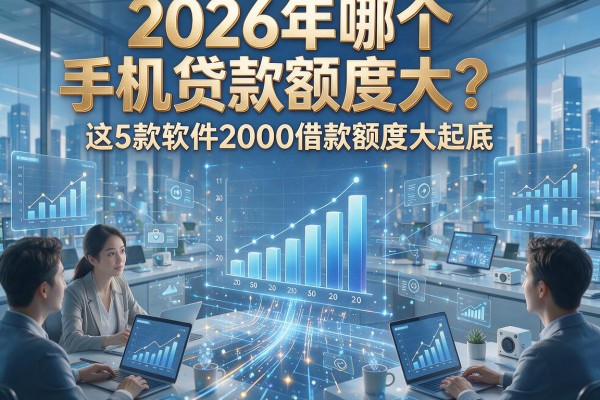 2026年哪个手机贷款额度大？这5款软件2000借款额度大起底！