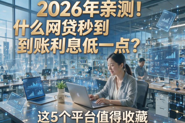 2026年亲测！什么网贷秒到账利息低一点？这5个平台值得收藏！