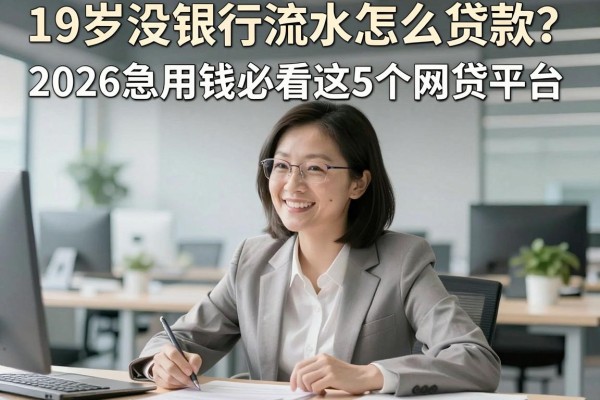 19岁没银行流水怎么贷款？2026急用钱必看这5个网贷平台