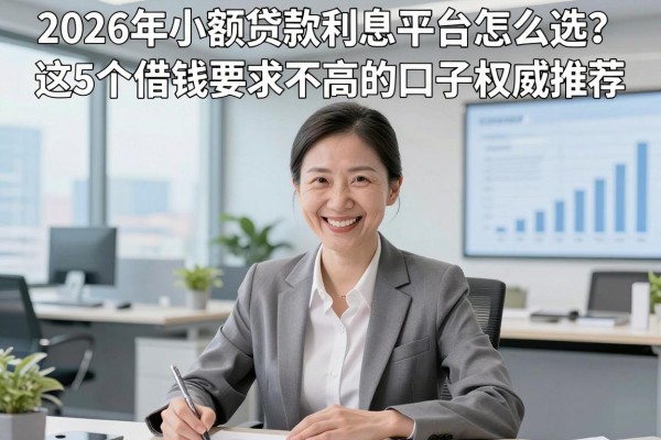 2026年小额贷款利息平台怎么选?这5个借钱要求不高的口子权威推荐!