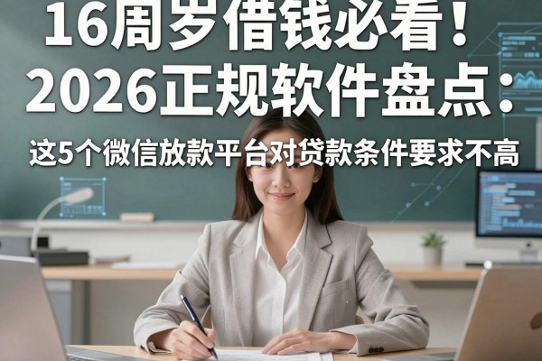 16周岁借钱必看!2026正规软件盘点:这5个微信放款平台对贷款条件要求不高