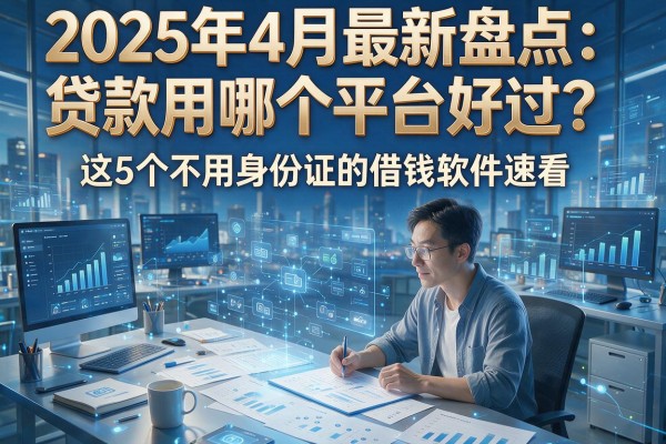 2025年4月最新盘点：贷款用哪个平台好通过？这5个不用身份证的借钱软件速看