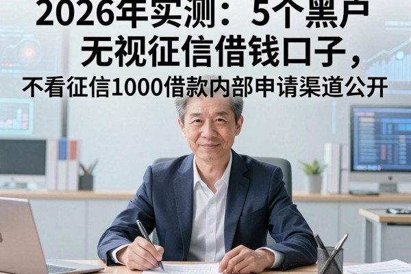 2026年实测:5个黑户无视征信借钱口子,不看征信1000借款内部申请渠道公开!