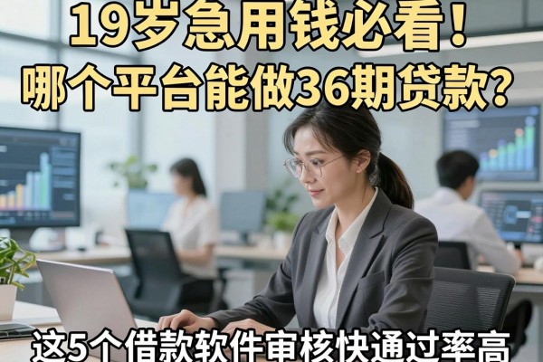 19岁急用钱必看!哪个平台能做36期贷款?这5个借款软件审核快通过率高
