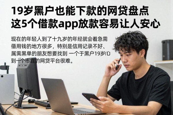 19岁黑户也能下款的网贷盘点，这5个借款app放款容易让人安心