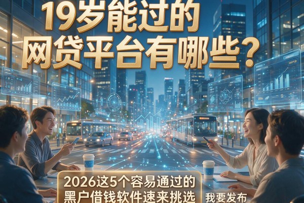 19岁能过的网贷平台有哪些?2026这5个容易通过的黑户借钱软件速来挑选!