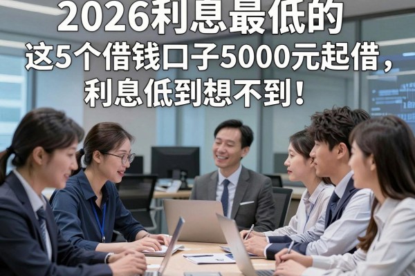 2026利息最低的贷款平台盘点！这5个借钱口子5000元起借，利息低到想不到