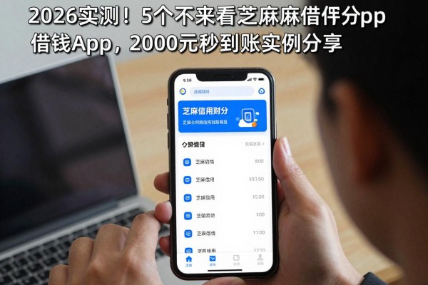 2026实测！5个不怎么看芝麻信用分的借钱App，2000元秒到账实例分享
