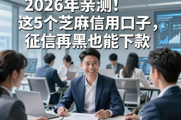 2026年亲测!这5个芝麻信用口子,征信再黑也能下款
