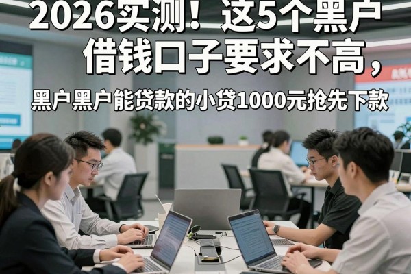 2026实测!这5个黑户借钱口子要求不高,黑户黑户能贷款的小贷1000元抢先下款