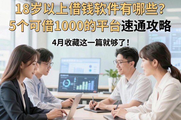 18岁以上借钱软件有哪些?5个可借1000的平台速通攻略,4月收藏这一篇就够了