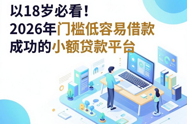 18岁必看!2026年门槛低容易借款成功的小额贷款平台,这五个app赶紧收藏