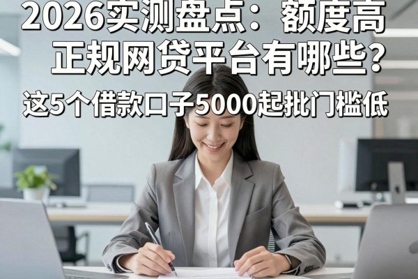2026实测盘点：额度高正规网贷平台有哪些？这5个借款口子5000起批门槛低