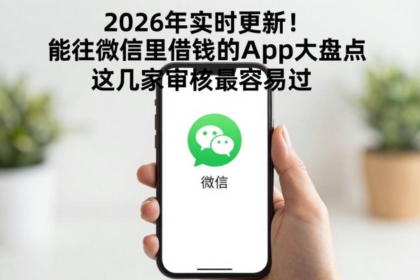 2026年实时更新!能往微信里借钱的app大盘点,这几家审核最容易过
