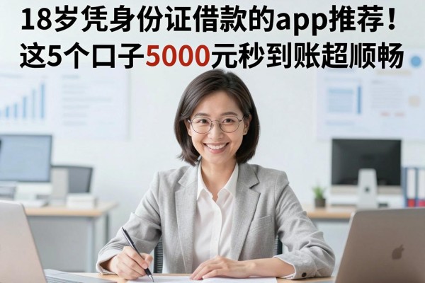 18岁凭身份证借款的app推荐！这5个口子5000元秒到账超顺畅