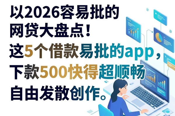 2026容易批的网贷大盘点!这5个借款易批的app,下款500快得超顺畅