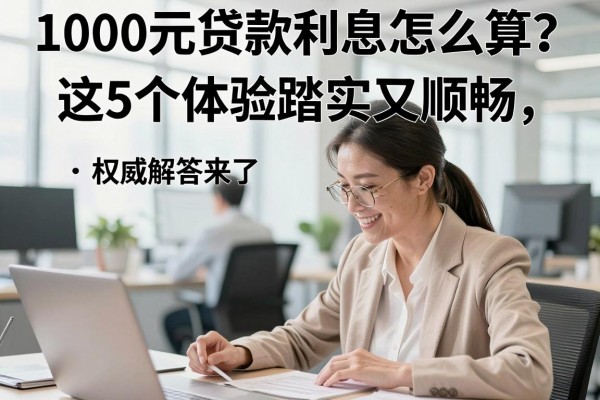 1000元贷款利息怎么算?这5个体验踏实又顺畅,权威解答来了!