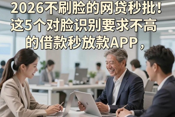 2026不刷脸的网贷秒批!这5个对脸识别要求不高的借款秒放款APP,靠谱推荐来了