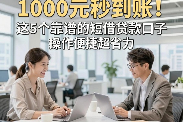 1000元秒到账!这5个靠谱的短借贷款口子操作便捷超省力