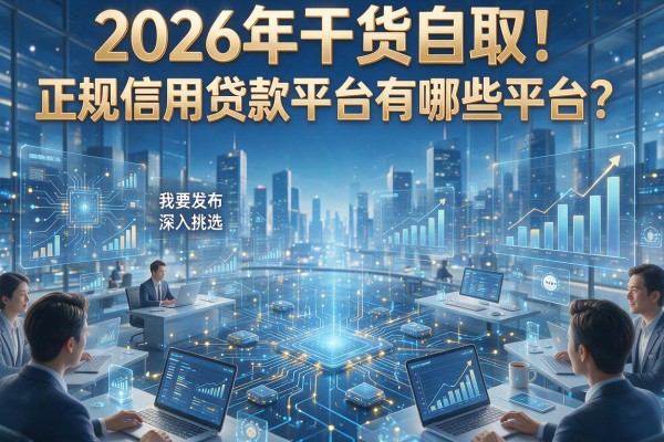 2026年干货自取！正规信用贷款平台有哪些平台？本文为您深入挑选！