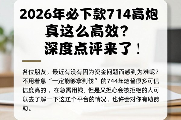 2026年必下款714高炮真这么高效？深度点评来了！