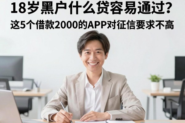 18岁黑户什么贷容易通过?这5个借款2000的APP对征信要求不高