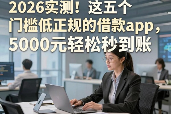 2026实测!这五个门槛低正规的借款app,5000元轻松秒到账