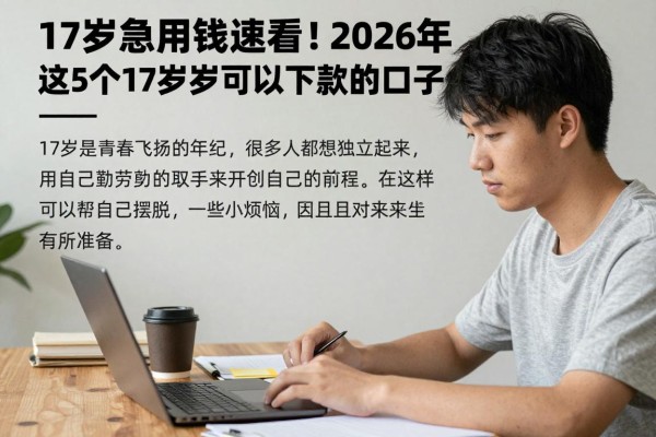 17岁急用钱速看！2026年这5个17岁可以下款的口子无视查询必下款