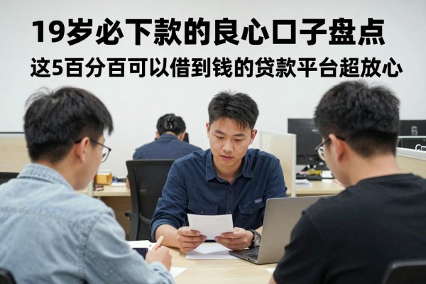 19岁必下款的良心口子盘点，这5个百分百可以借到钱的贷款平台超放心