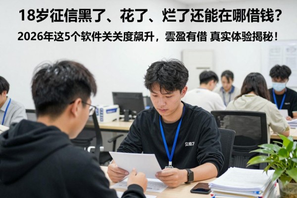 18岁征信黑了、花了、烂了还能在哪借钱?2026年这5个软件关注度飙升,贝猫乐借、雲盈有借真实体验揭秘!