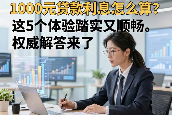 1000元贷款利息怎么算？这5个体验踏实又顺畅，权威解答来了！