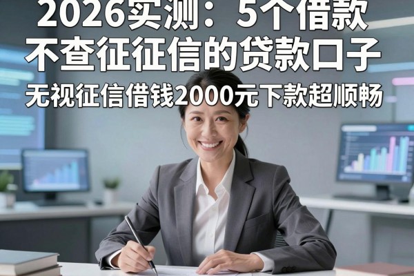 2026实测:5个借款不查征信的贷款口子,无视征信借钱2000元下款超顺畅!